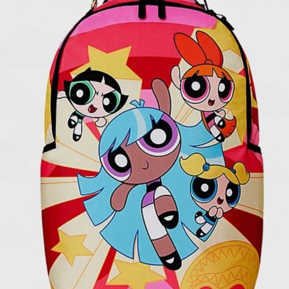 Sprayground x Powerpuff Girls Heart Shark Backpack LIMITED EDITION WITH TAGS - Picture 1 of 9